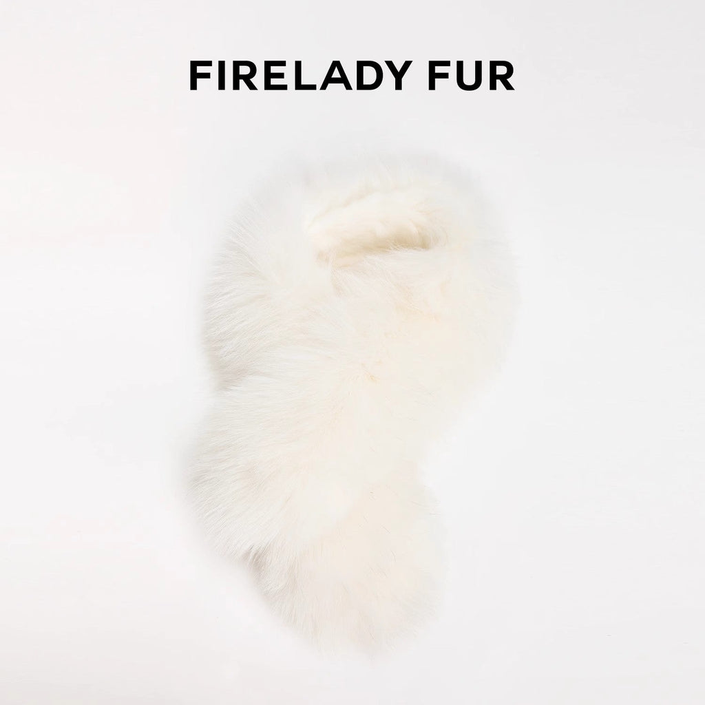 Fox fur double-sided fur scarf-0