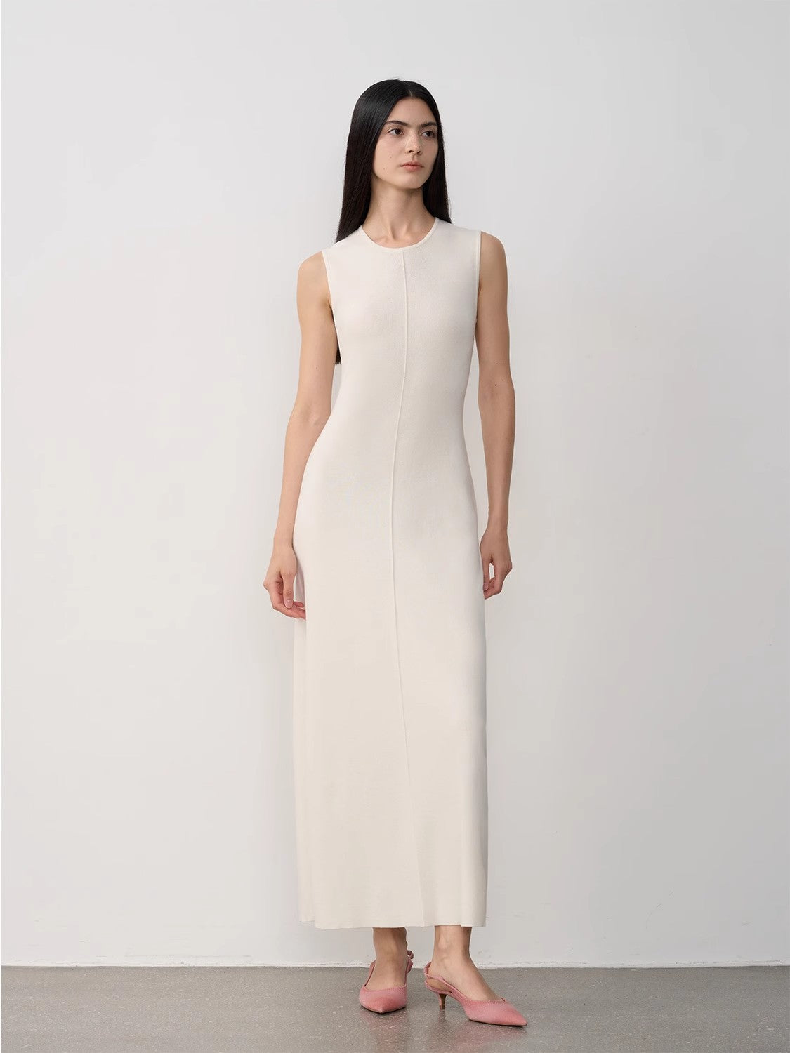 Fireladyfur Women's Merino Wool Knit Dress"Island Letters"-0