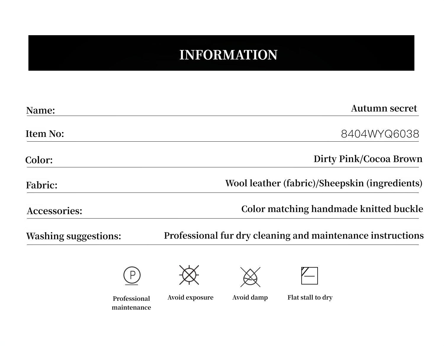 "Autumn Secret" Pink Lapel Tuscan Straight Fur Sheepskin Short Jacket-3