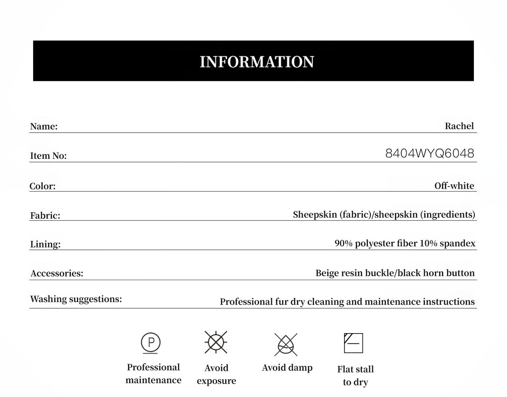 "Rachel" frost-smudged two-tone sheepskin lapel coat-3