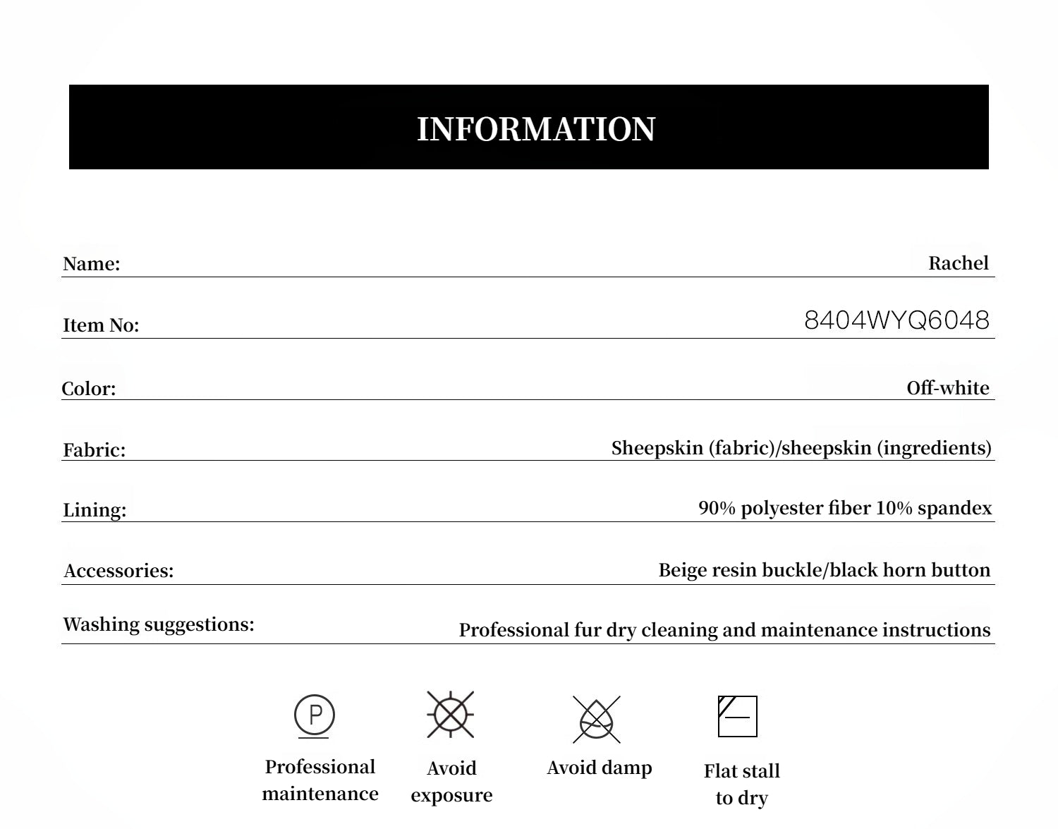 "Rachel" frost-smudged two-tone sheepskin lapel coat-3