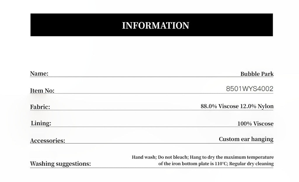 "Bubble Park" elastic waist three-dimensional flower bud new skirt-3