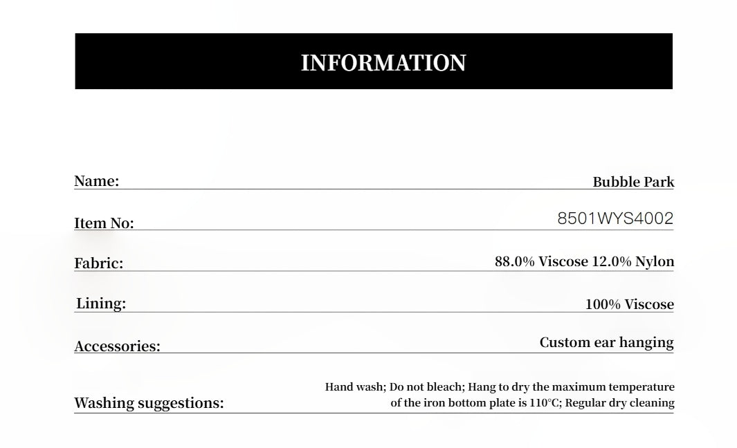 "Bubble Park" elastic waist three-dimensional flower bud new skirt-3