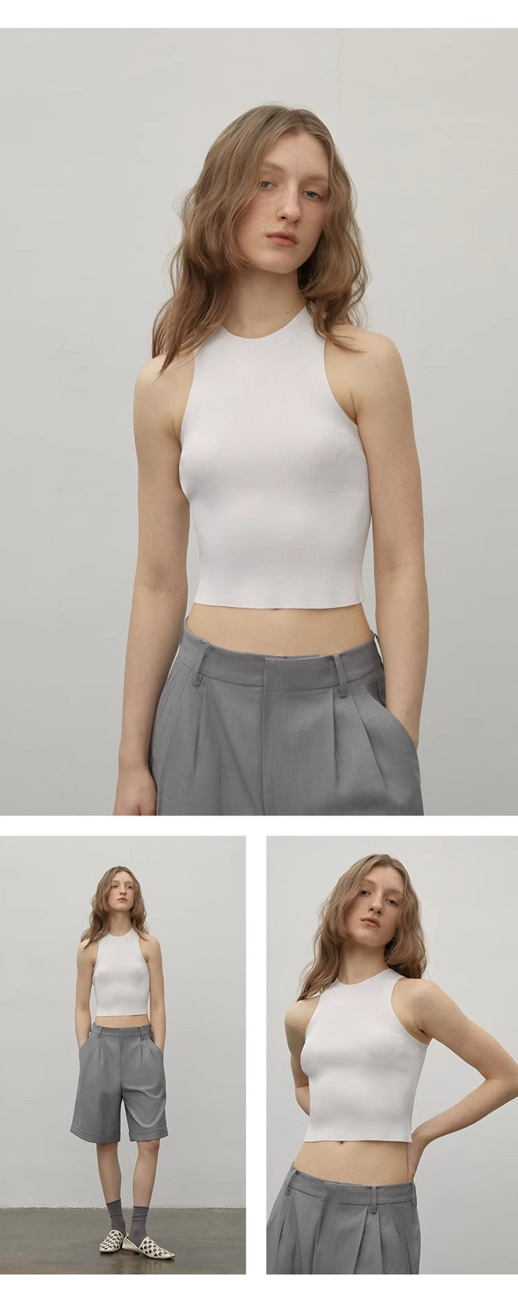 Women's I-knit camisole with sleeveless top-4