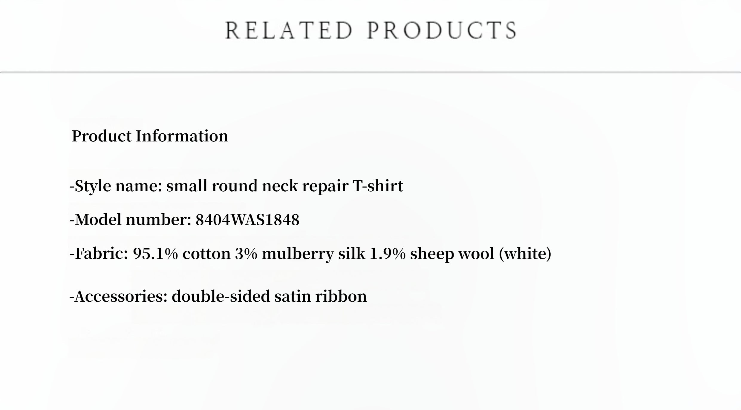 LINDIS wool mulberry silk classic short-sleeved round neck T-shirt for women-3