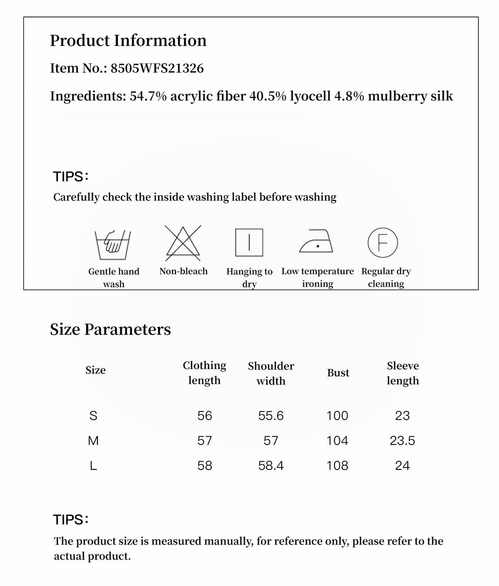 Silk Tencel V-neck loose dropped shoulder T-shirt