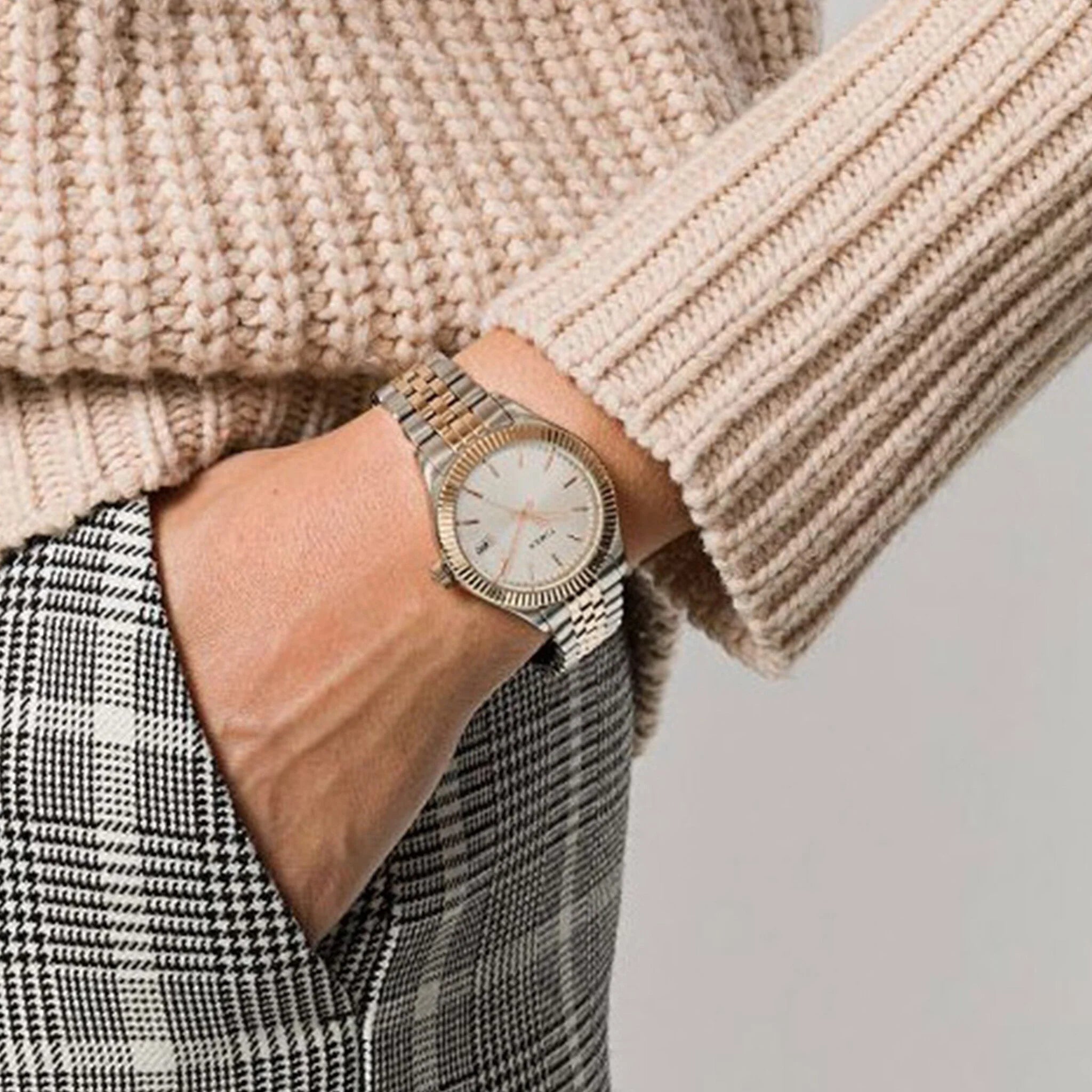 Timex Women's 2t Stainless Steel Watch, Silver Dial | Tw2t87000