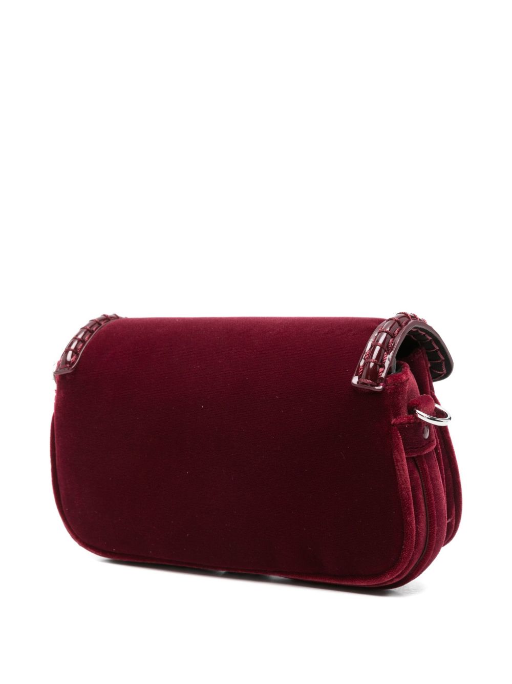 Emporio Armani Small velvet shoulder bag