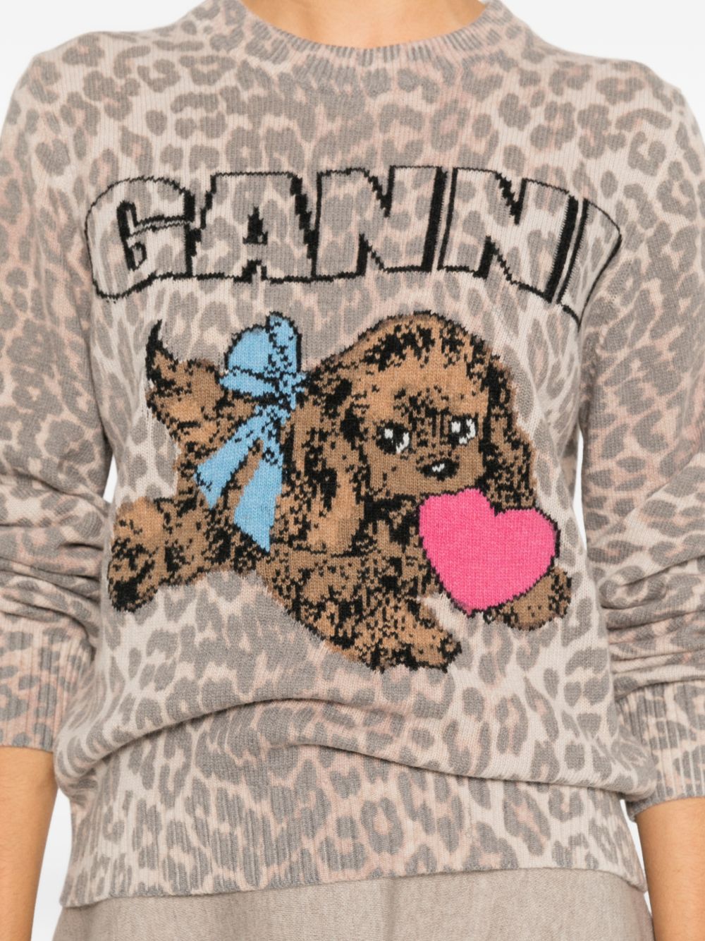 GANNI Sweaters Brown