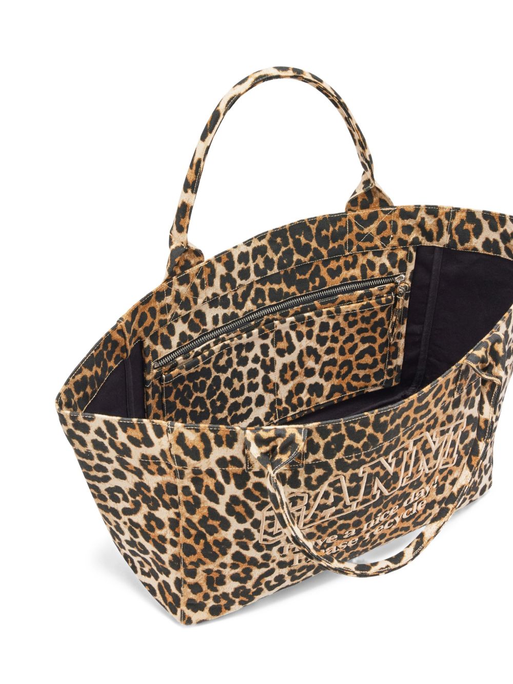 GANNI Logo Leo tote