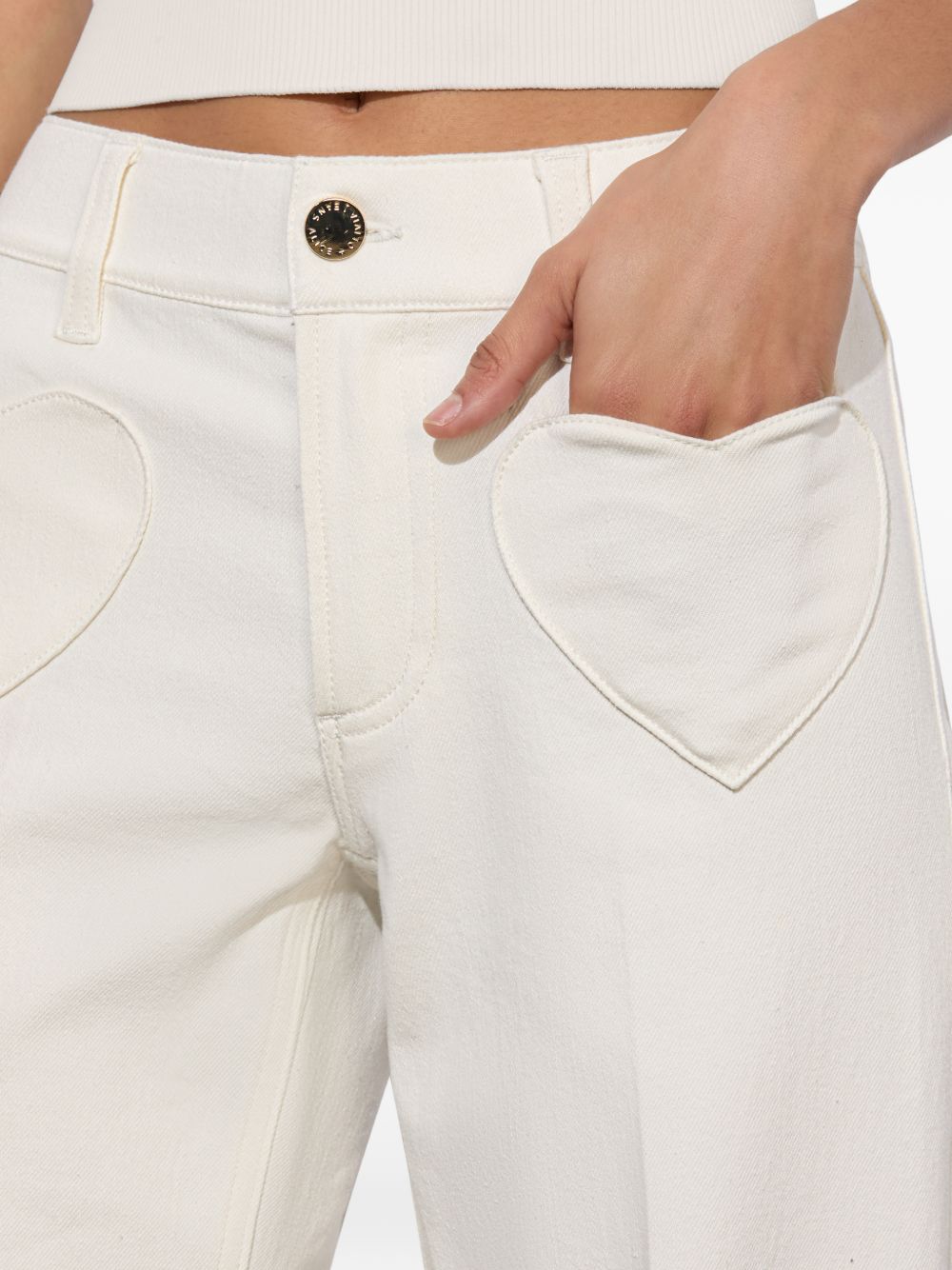 Alice + Olivia Trousers White
