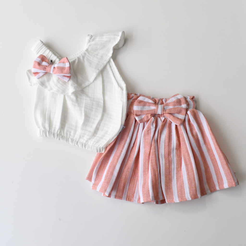 Linen Lily Girls Casual Set-0