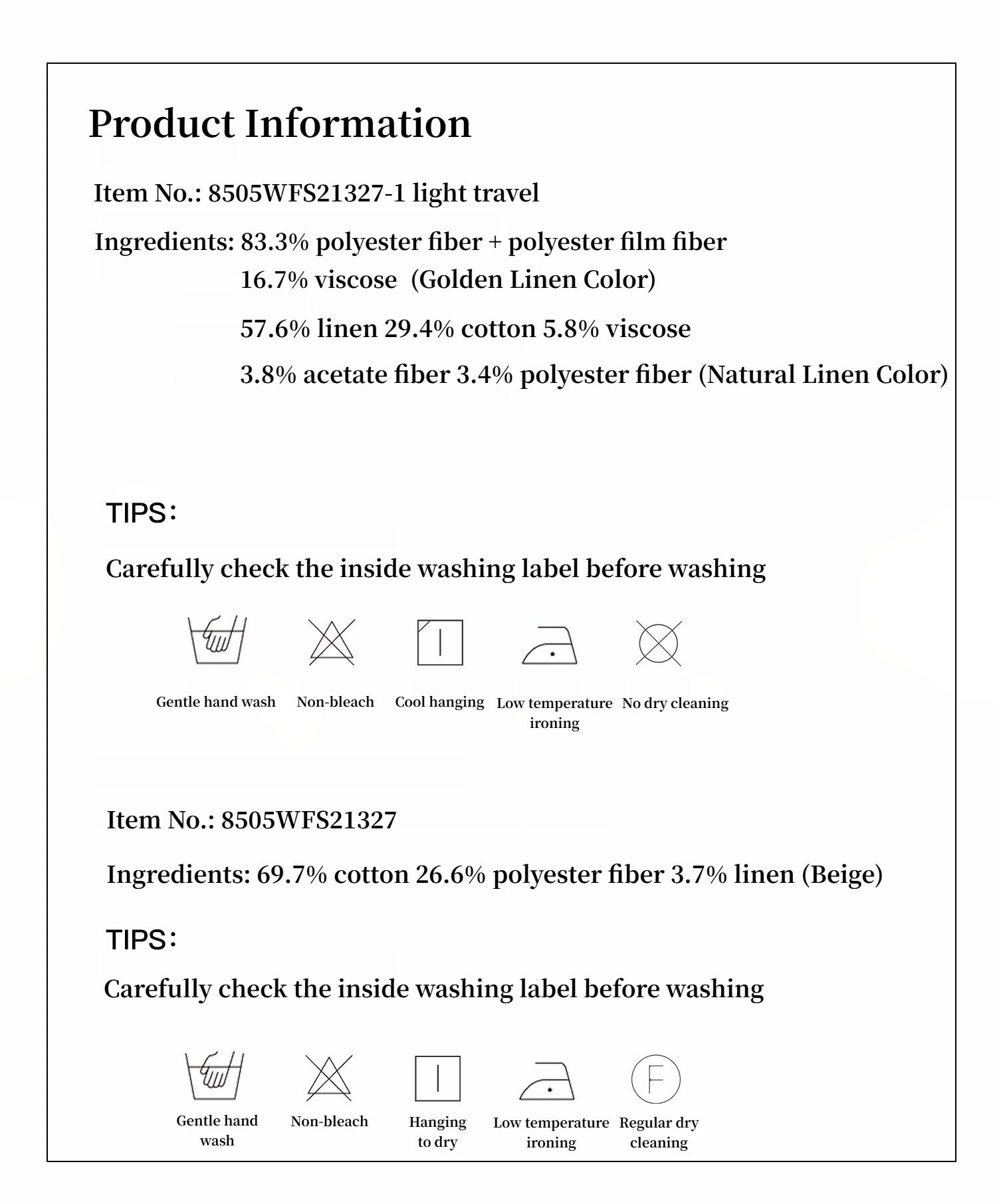 Loose U-neck 3/4 sleeve cotton and linen T-shirt summer"Inspiration Starts"-3