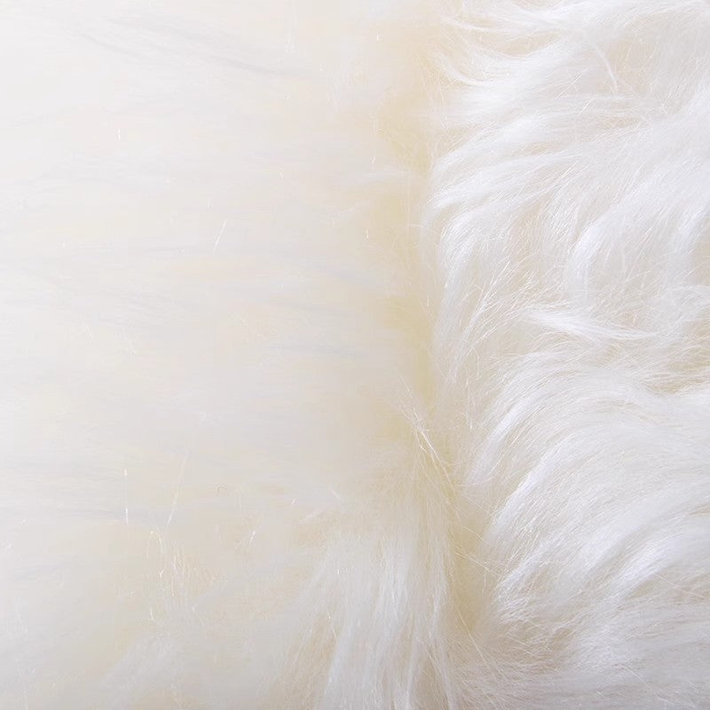 Natural New Zealand Sheepskin Rug 2x6 | Double Pelt | Thick Plush | Undyed & Formaldehyde-Free | Baby-Safe-4