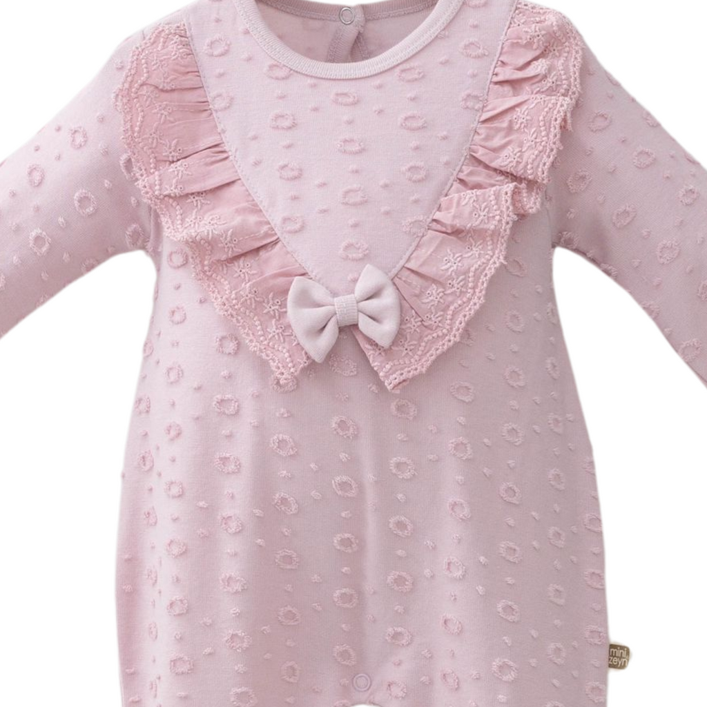 Frilly Bow Girls Pajama Set-1