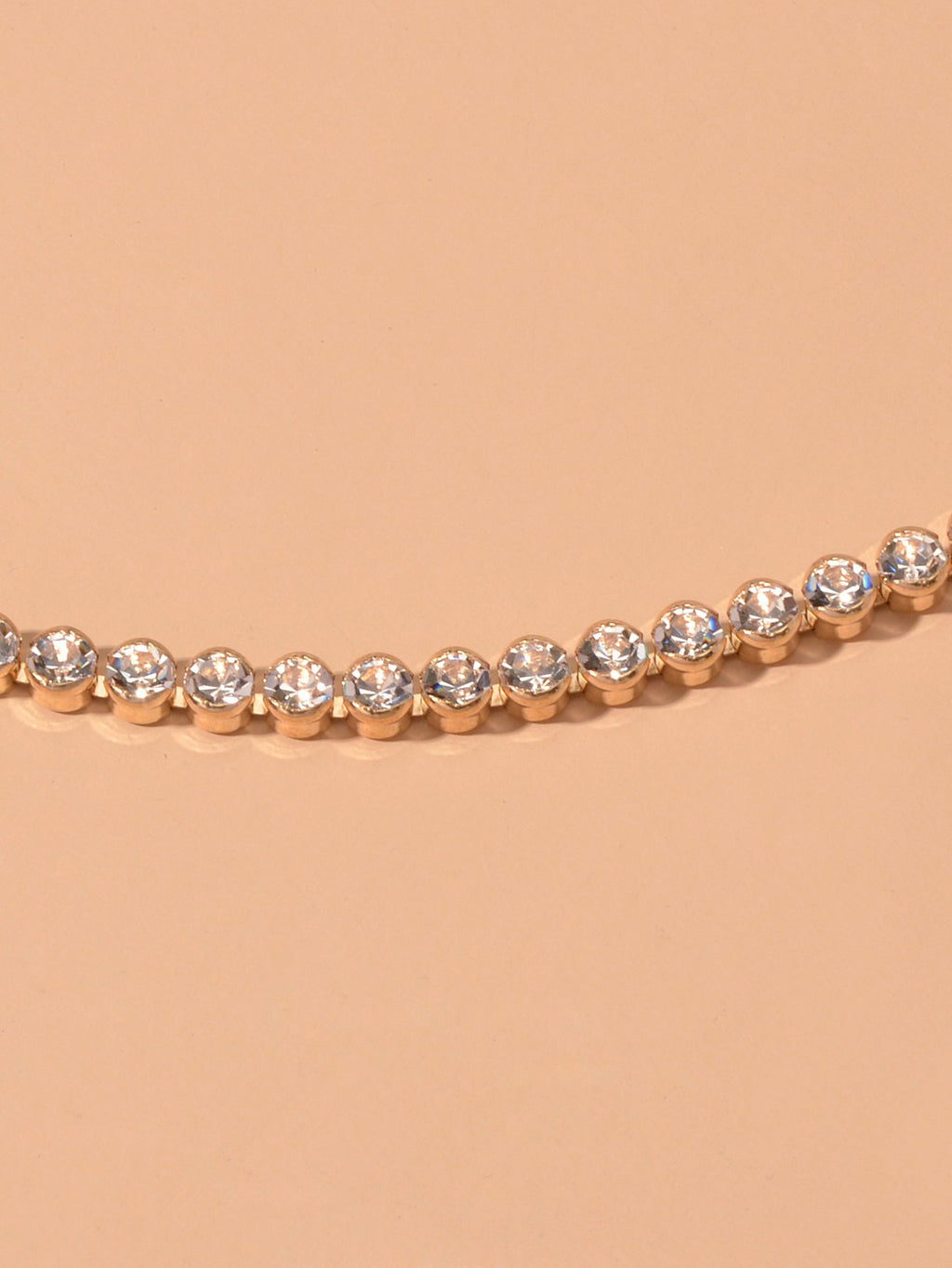 Luxury Full Rhinestone Tennis Bracelet Girl Bling Crystal Wedding Party Jewelry-3