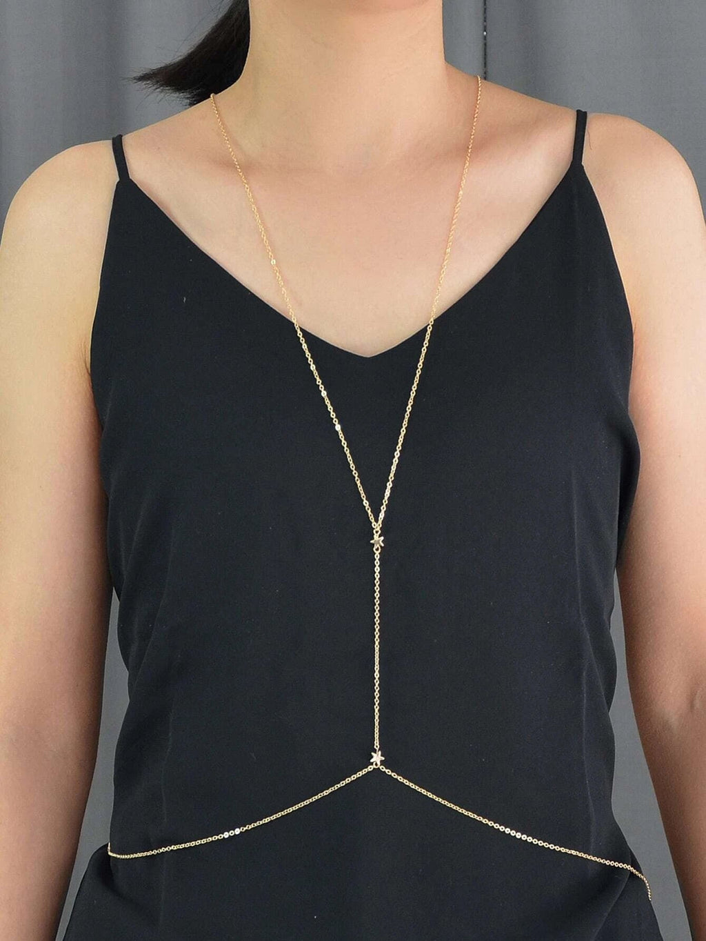 Sexy Belly Chain Star Gold Silver Waist Link Body Chain Belly Necklce Jewellery-4