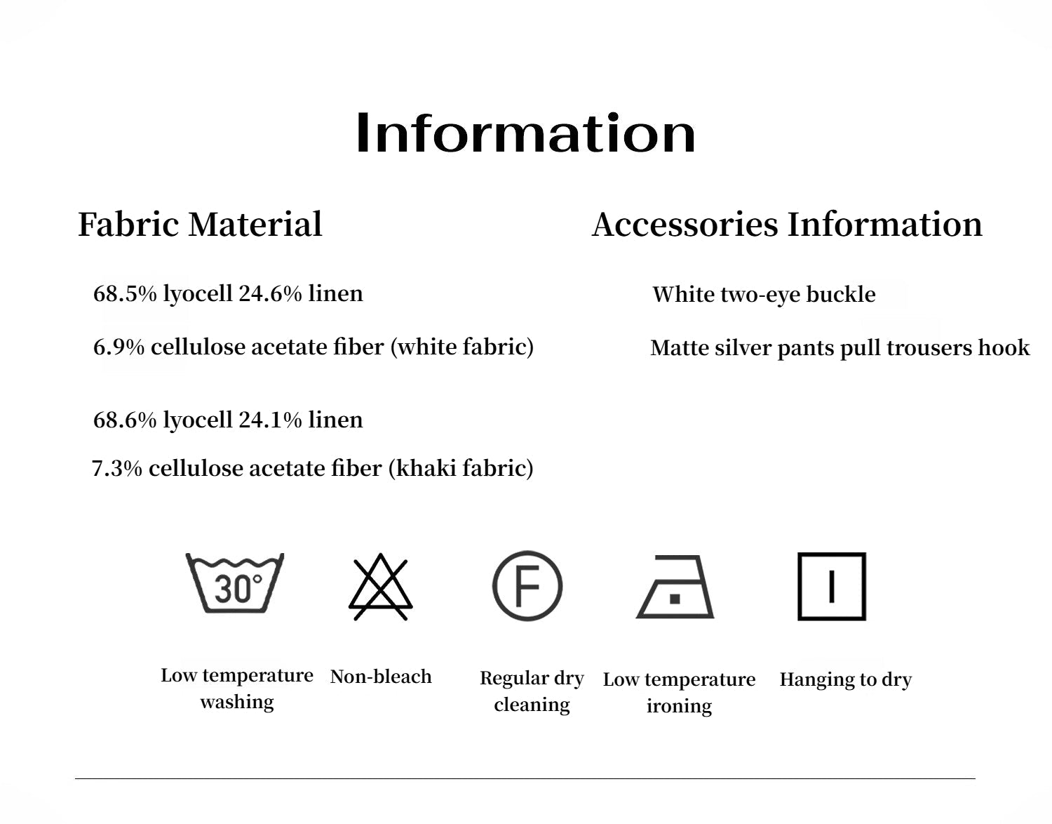 Tencel linen workwear style wide-leg casual pants"Rhythm in the Same Frequency"-3