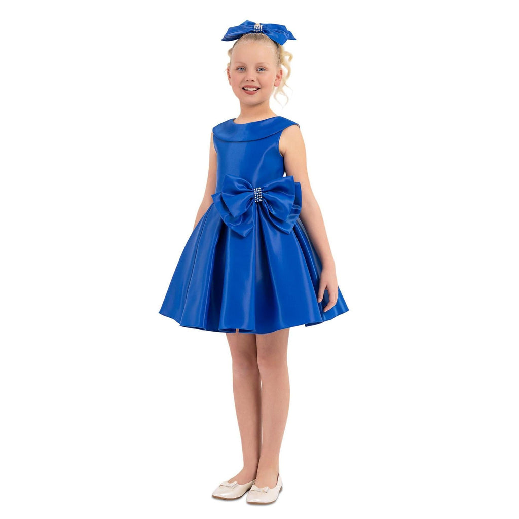 Stellar Satin Girls Formal Dress-4
