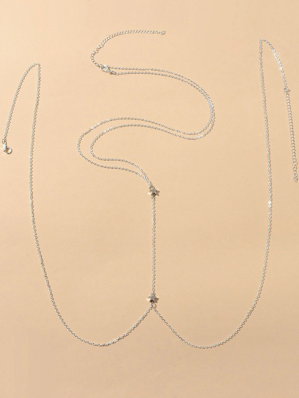 Sexy Belly Chain Star Gold Silver Waist Link Body Chain Belly Necklce Jewellery-1