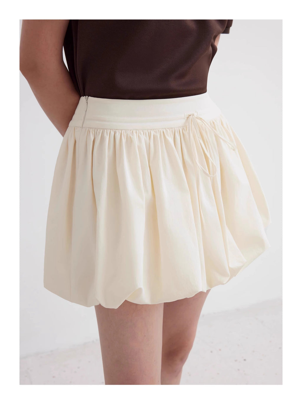 "Alice" low waist anti-exposure flower bud short skirt for women-1