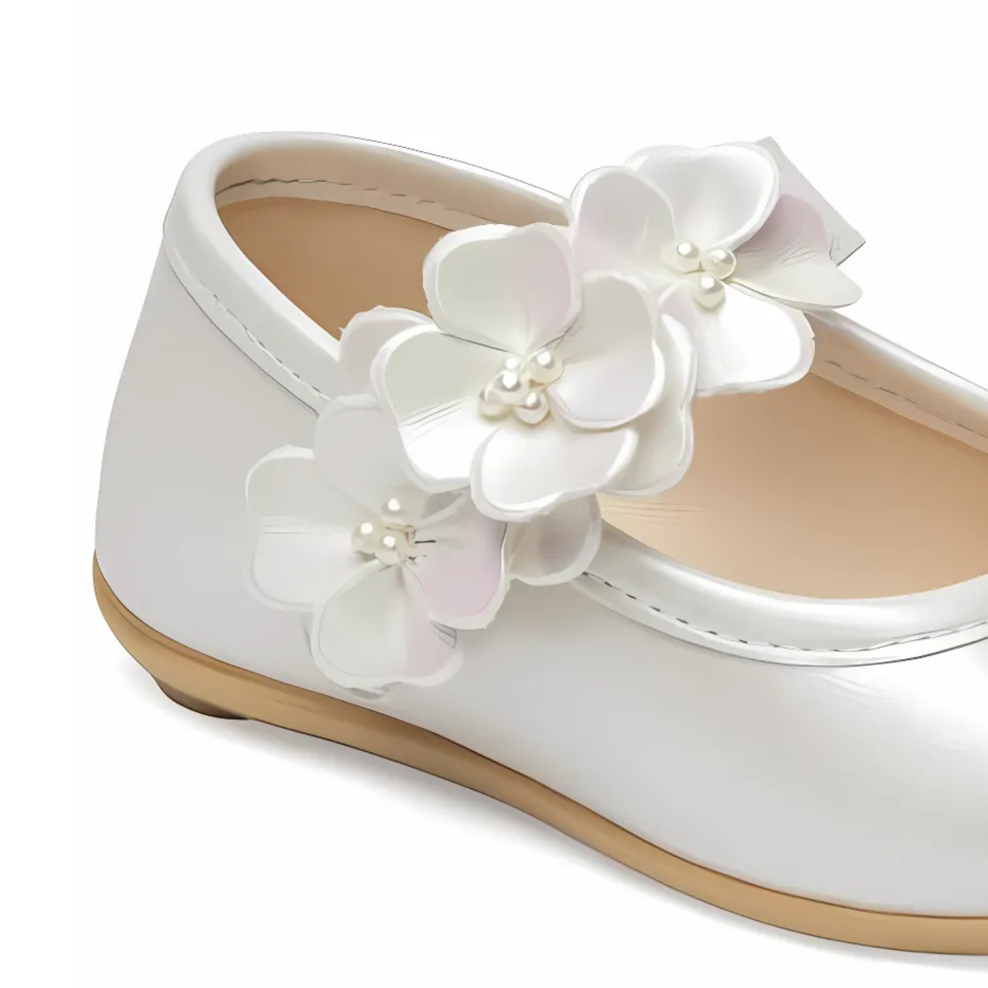 Pearl Petals Girls Formal Shoes-3
