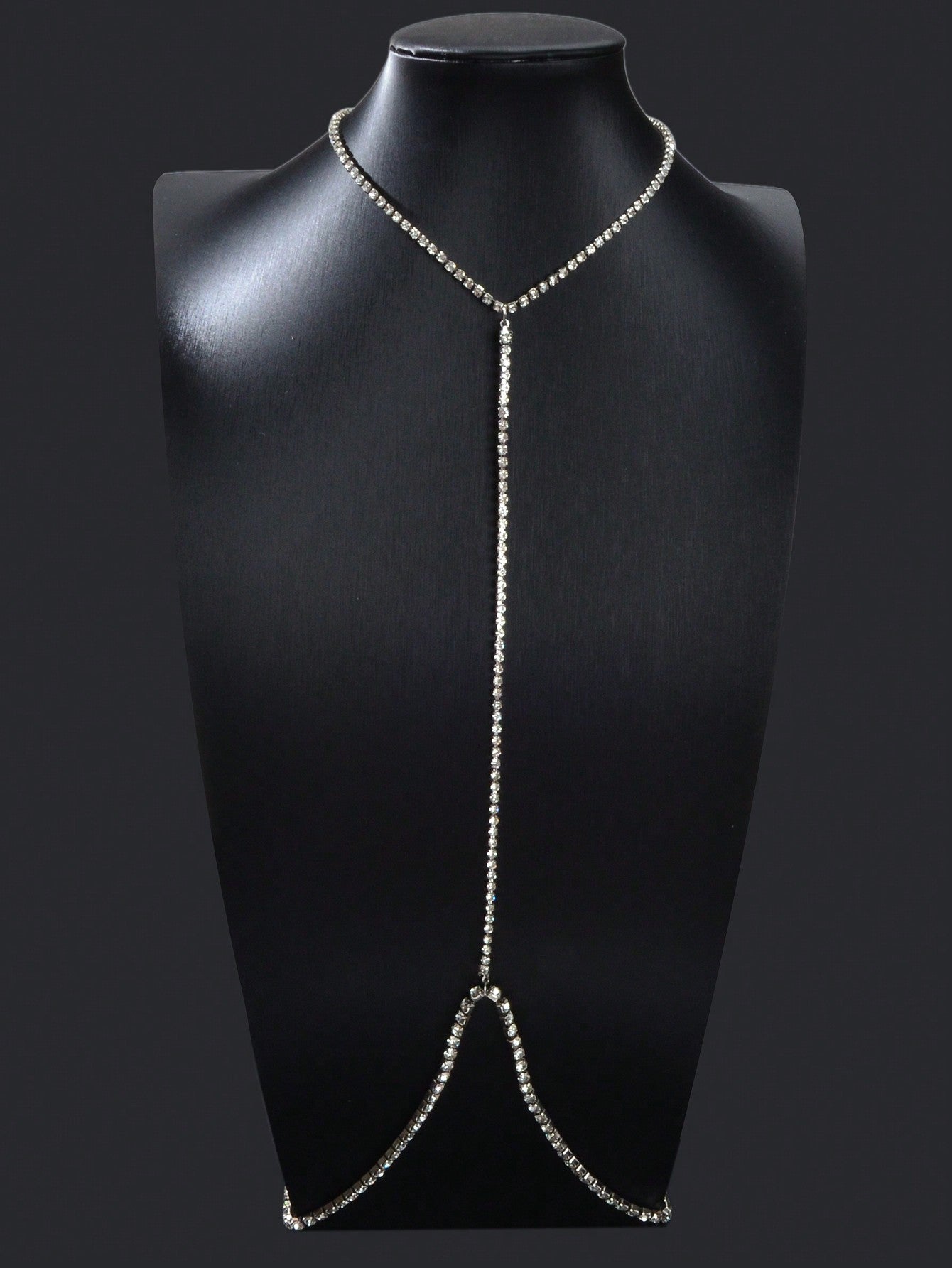 Dazzling Full Diamond Sparkle Body Chain Glamorous Statement Jewelry-3