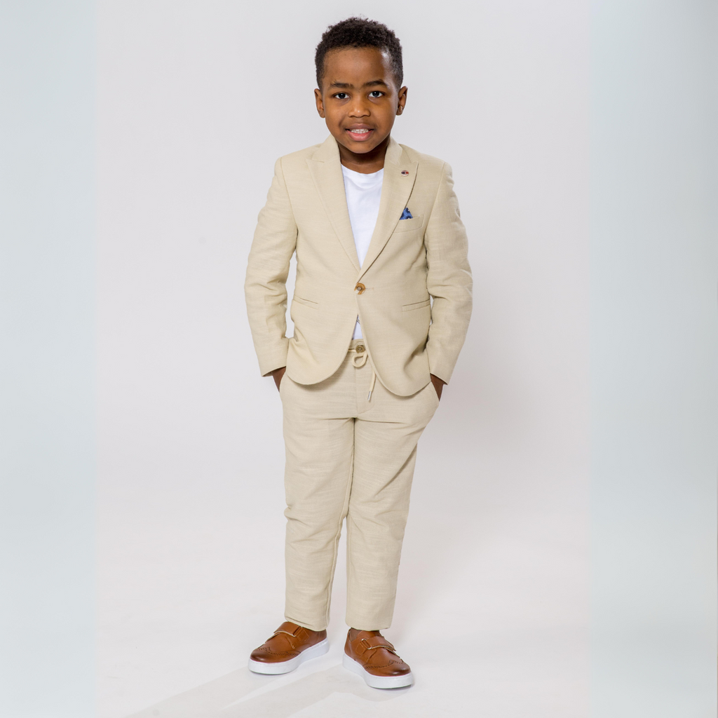 Linen Leo Boys Suit-5