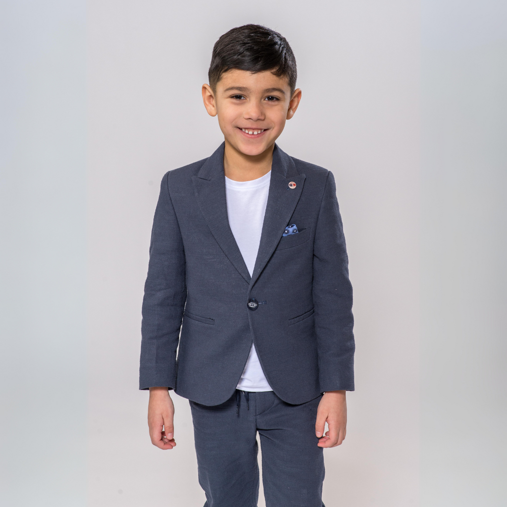 Linen Leo Boys Suit-3