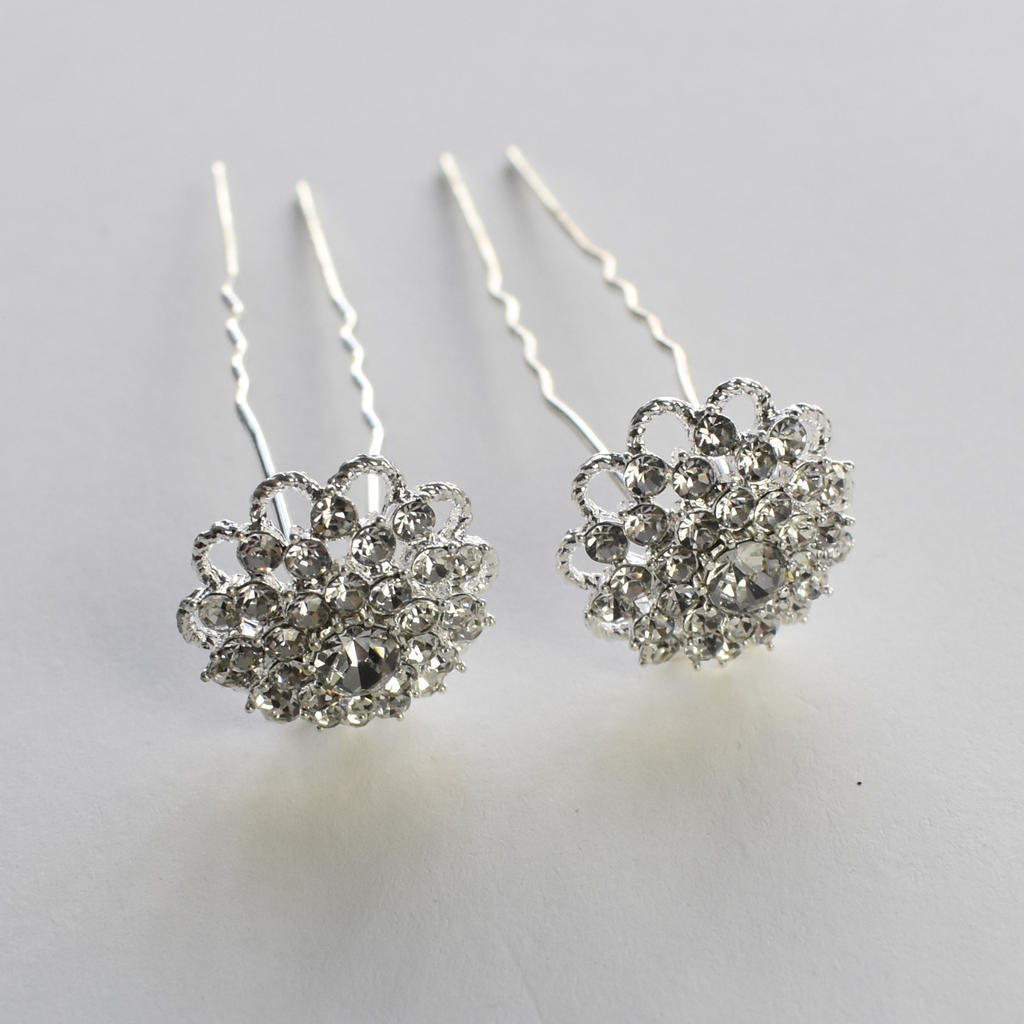 Radiant Rhinestone Hair Pin-0