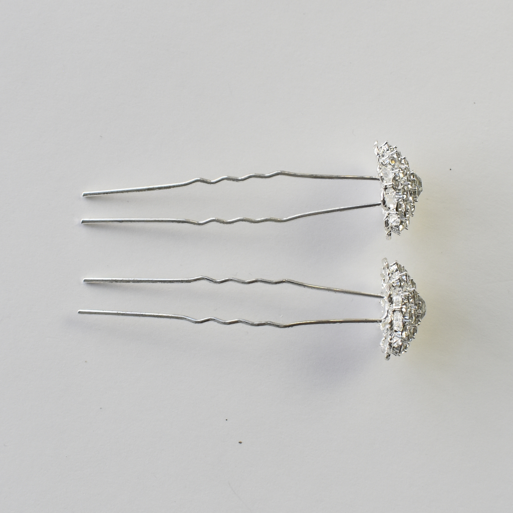 Radiant Rhinestone Hair Pin-2