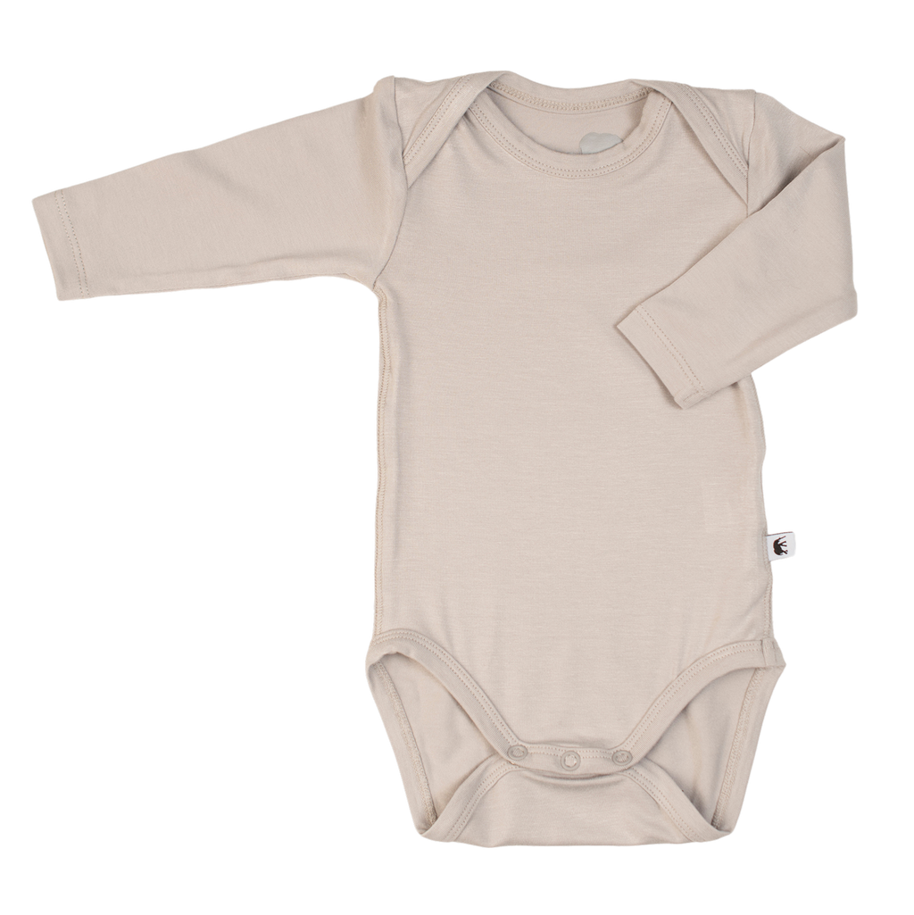 Bamboo Baby Long Sleeve Body - GREY