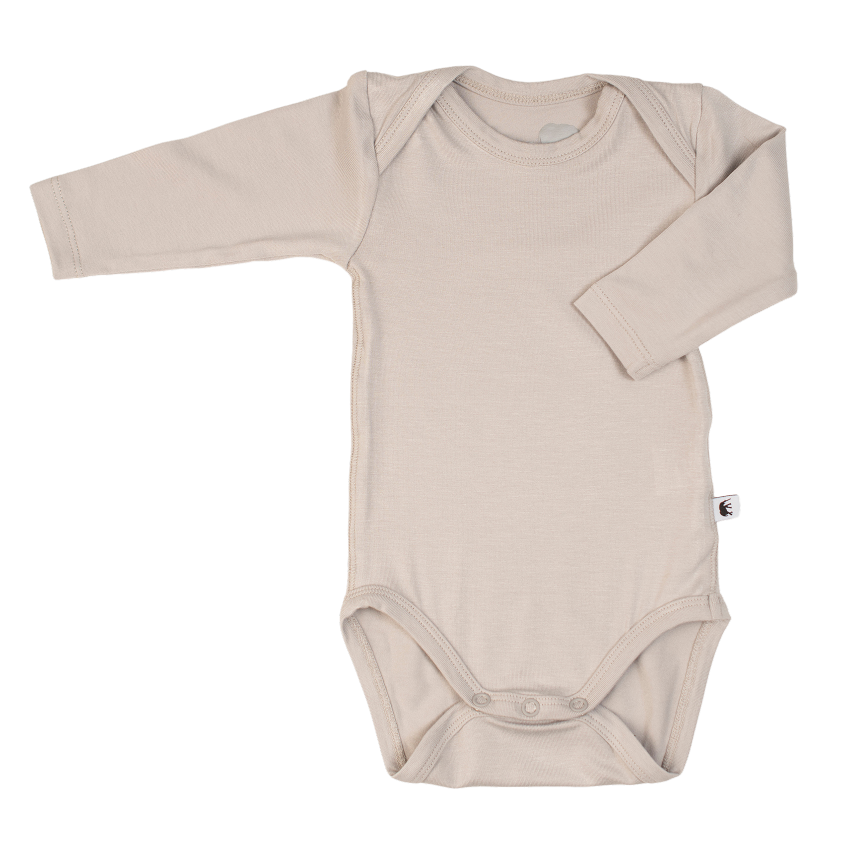Bamboo Baby Long Sleeve Body - GREY