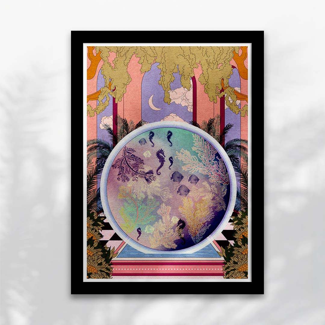 Aqua Palace Art Print-5