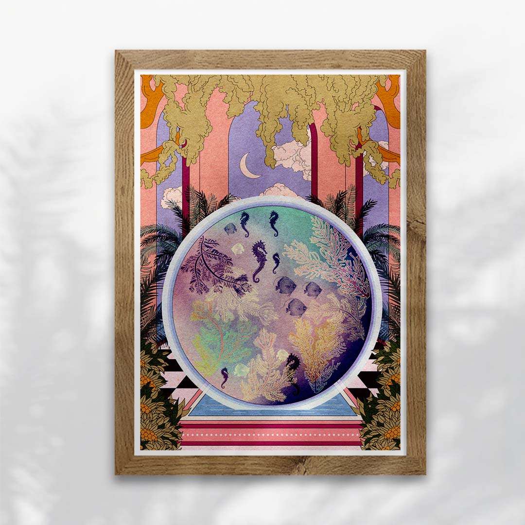 Aqua Palace Art Print-3