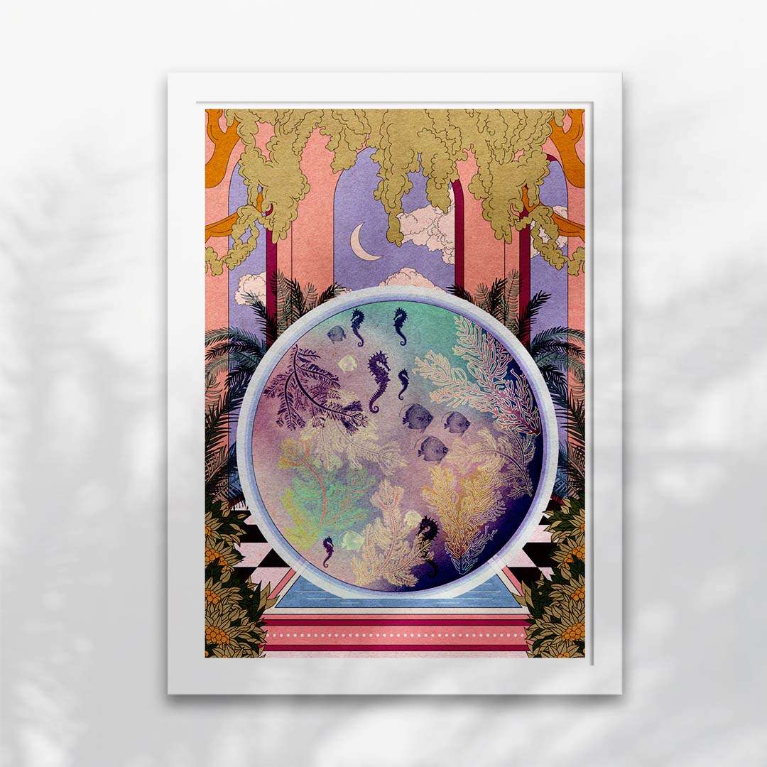 Aqua Palace Art Print-4