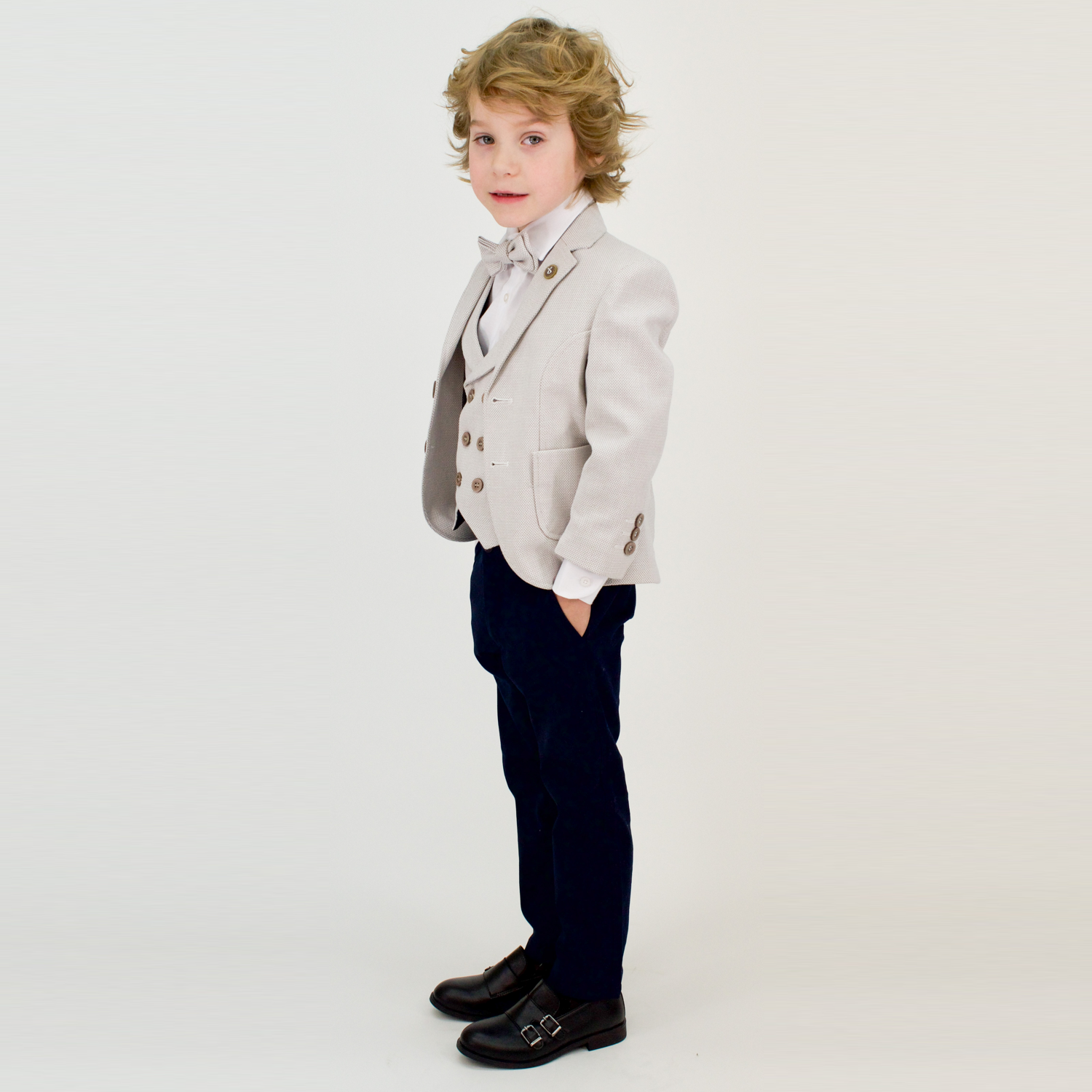 Young Gentleman Boys Formal Suit-2