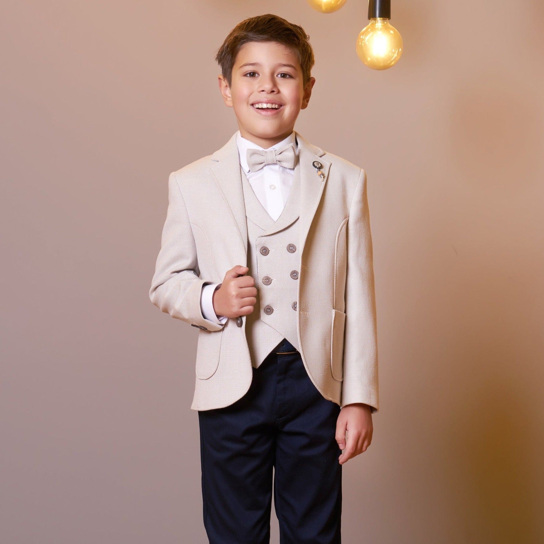 Young Gentleman Boys Formal Suit-0