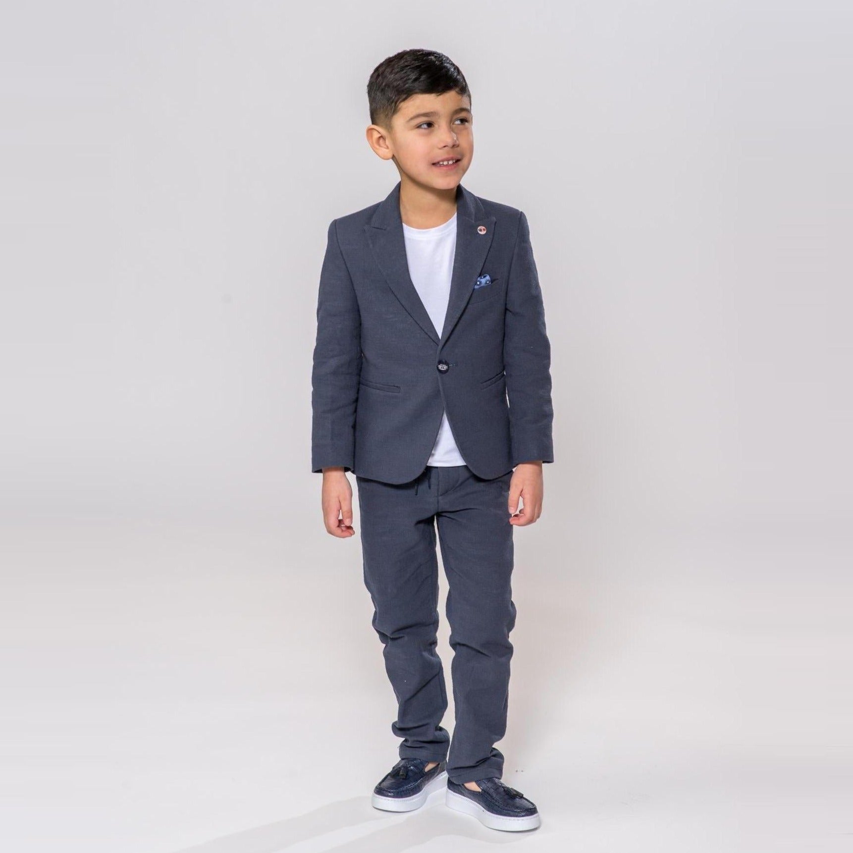 Linen Leo Boys Suit-7