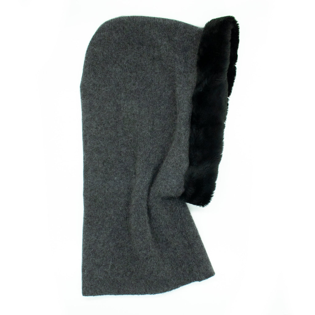 CASHMERE HOOD WITH FUR-3