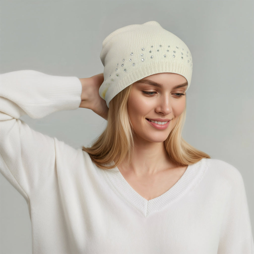SLOUCHY HAT WITH CRYSTALS-3