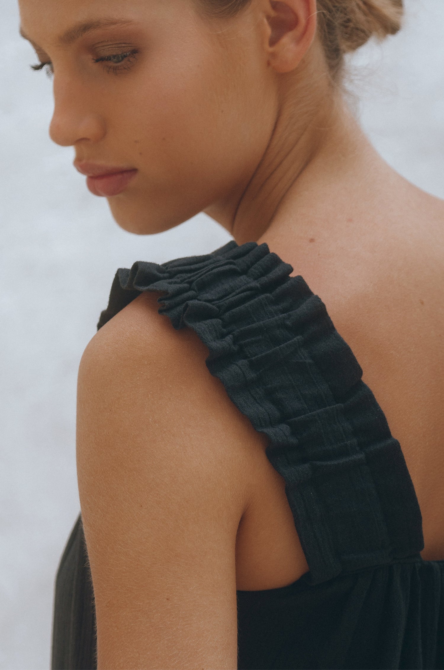 La Palma Linen Maxi Dress-4