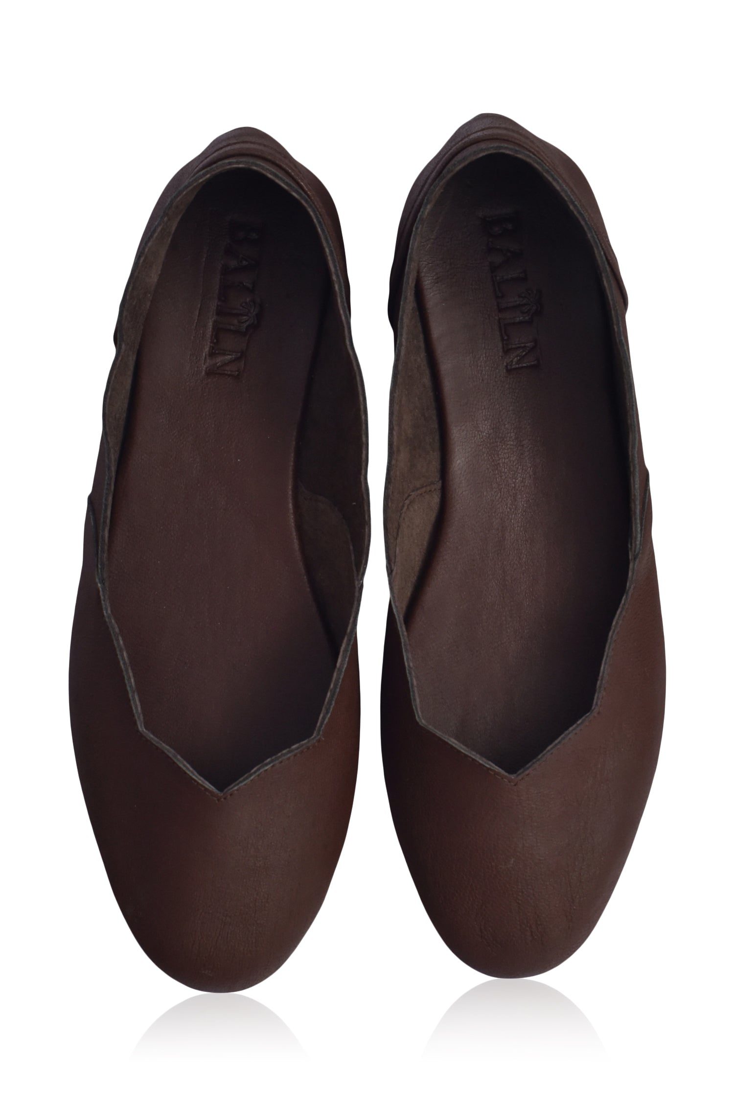 Milan Leather Ballet Flats-7