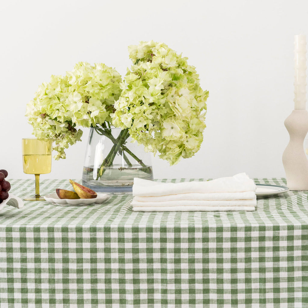 100% Linen Napkin Set Off White