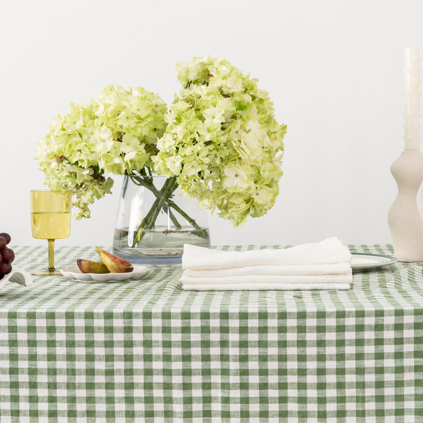 100% Linen Napkin Set Off White