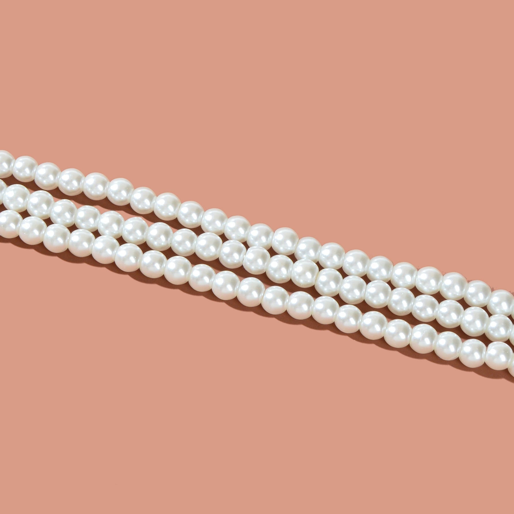 Elegant Wedding Jewellery Imitation Pearl Layered Beads Collar Necklace-1