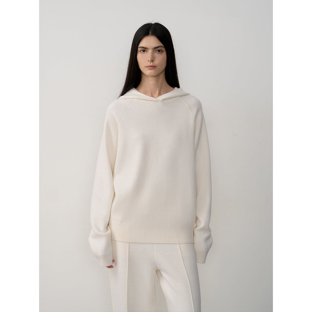 Fireladyfur Women's Wool Knit Hooded Set"Urban One"-1