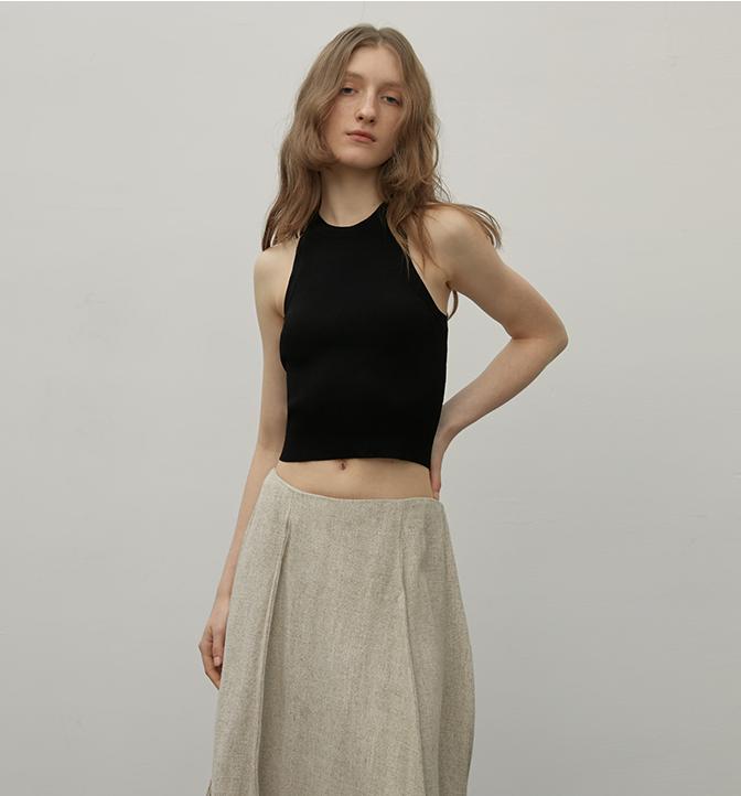 Women's I-knit camisole with sleeveless top-1