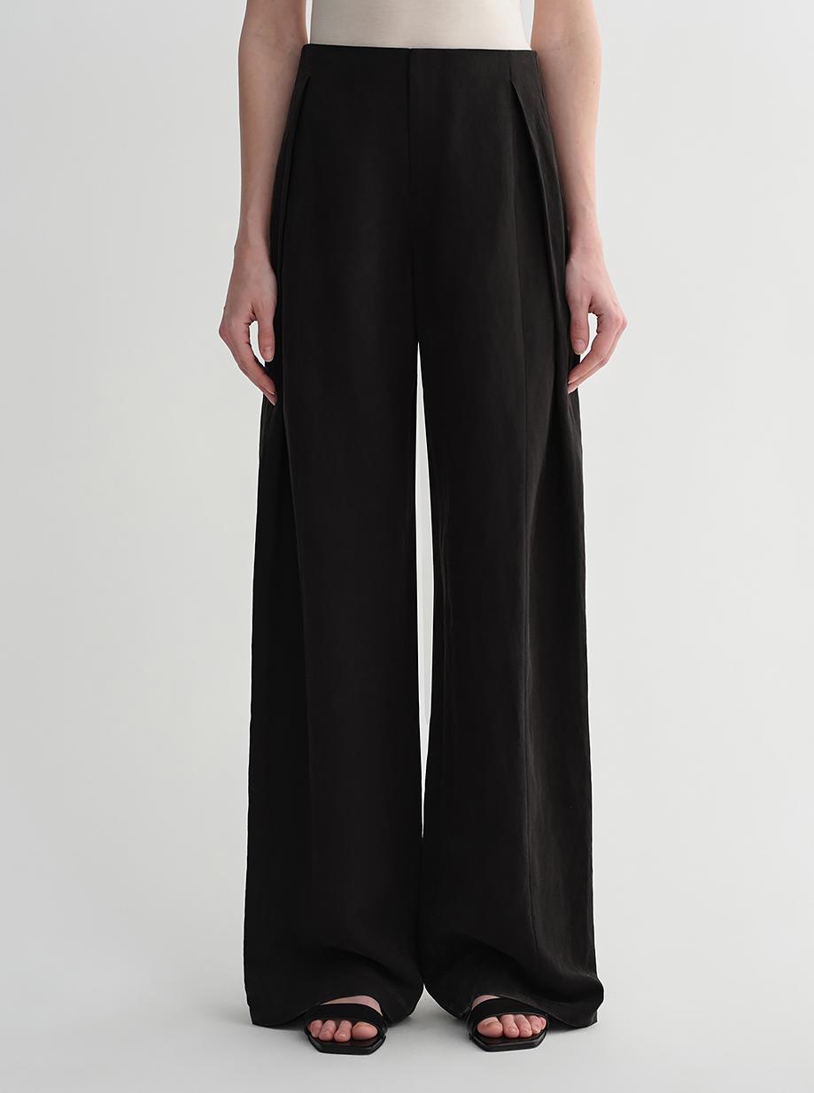 Mulberry silk linen V-neck vest summer suit for women-7