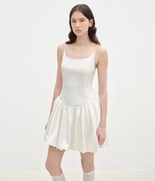 "Ballet" Acetate Satin Luxury Slip Dress-1